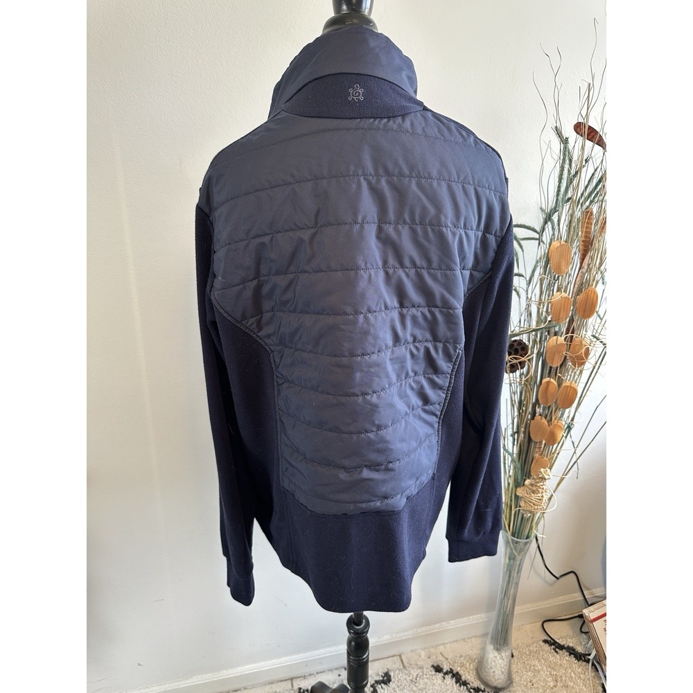 Turtleson‎ Jacket MensXLarge Blue Navy Wyatt Puffer Full Zip Performance Logo